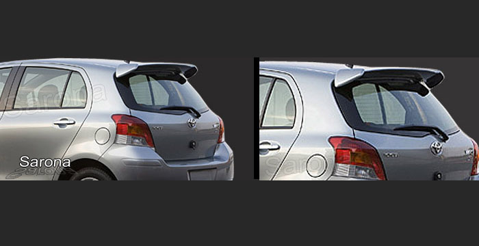 Custom Toyota Yaris Roof Wing  Hatchback (2008 - 2013) - $279.00 (Part #TY-022-RW)